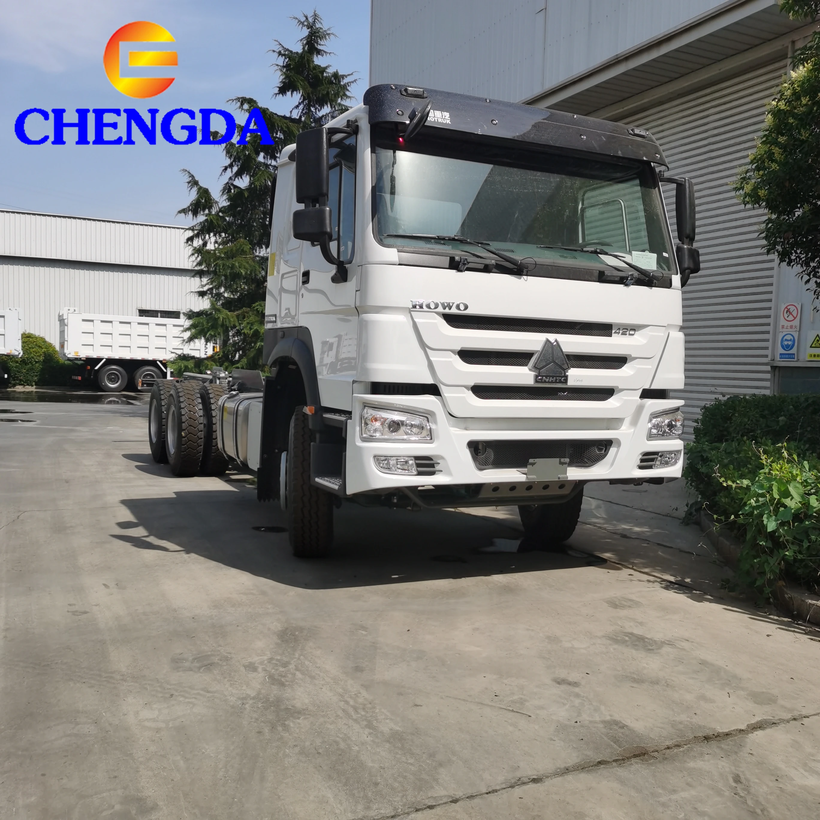 Howo Shacman 420HP 7M 9M 6X4 6x6 New Truck Used Chassis Frame Manufacturers Chassis Truck