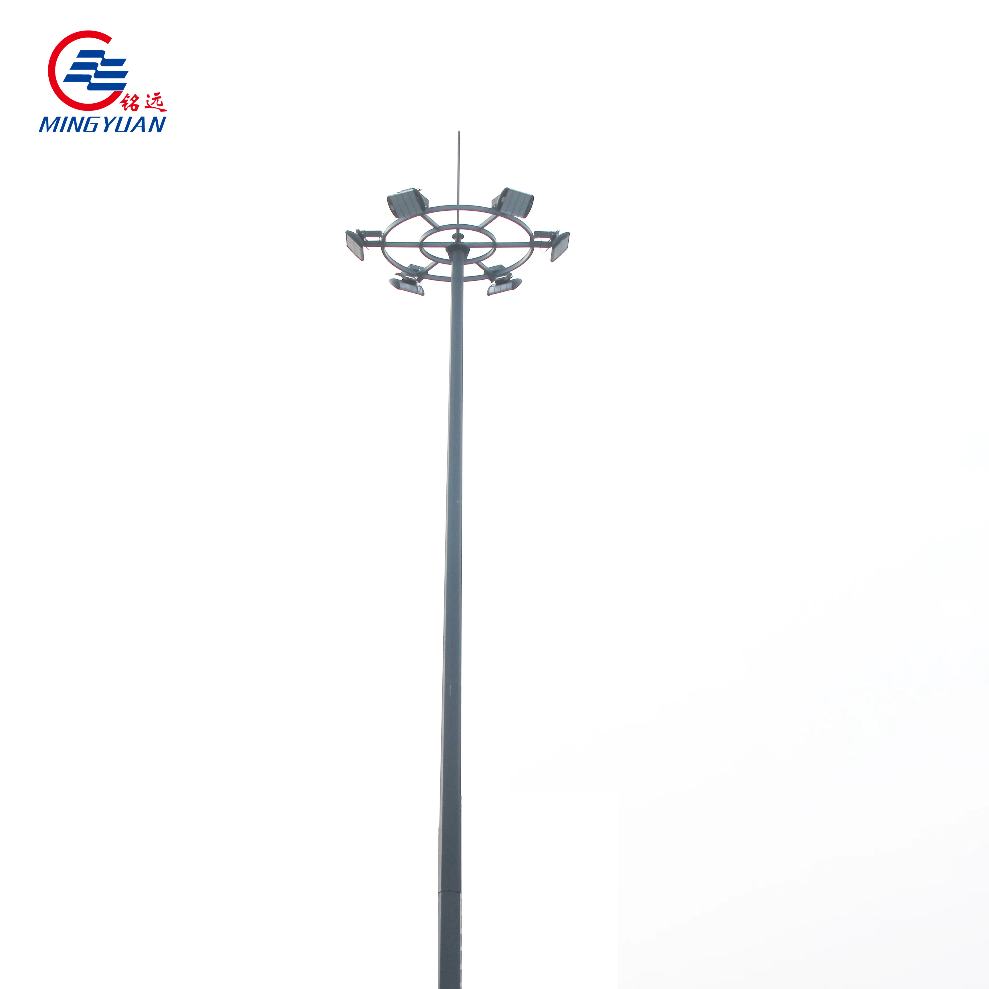 30m High Mast Lighting Pole For Football Stadium