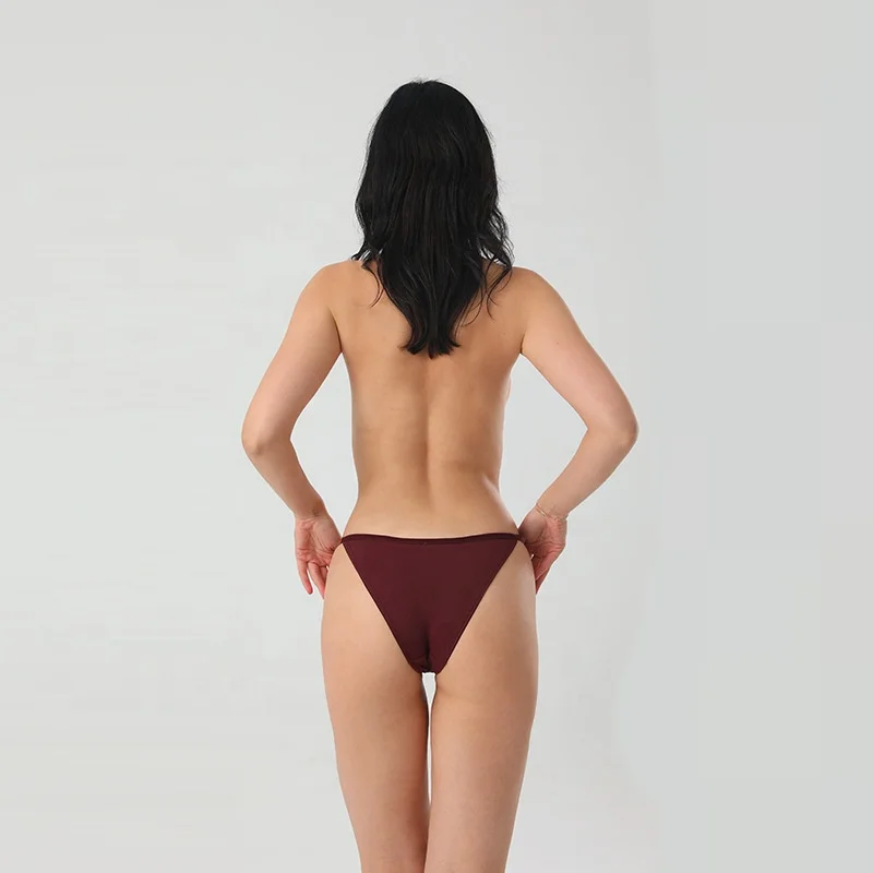 Intiflower BL142 Manufacturer Custom Sexy Fashion Ladies Bikini Thongs Swimwear Panties Low Waist Bikini For Women