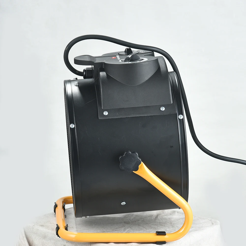 Industrial 2.5KW 5KW Fan Heater Round Heater Room Portable Heaters with Handle