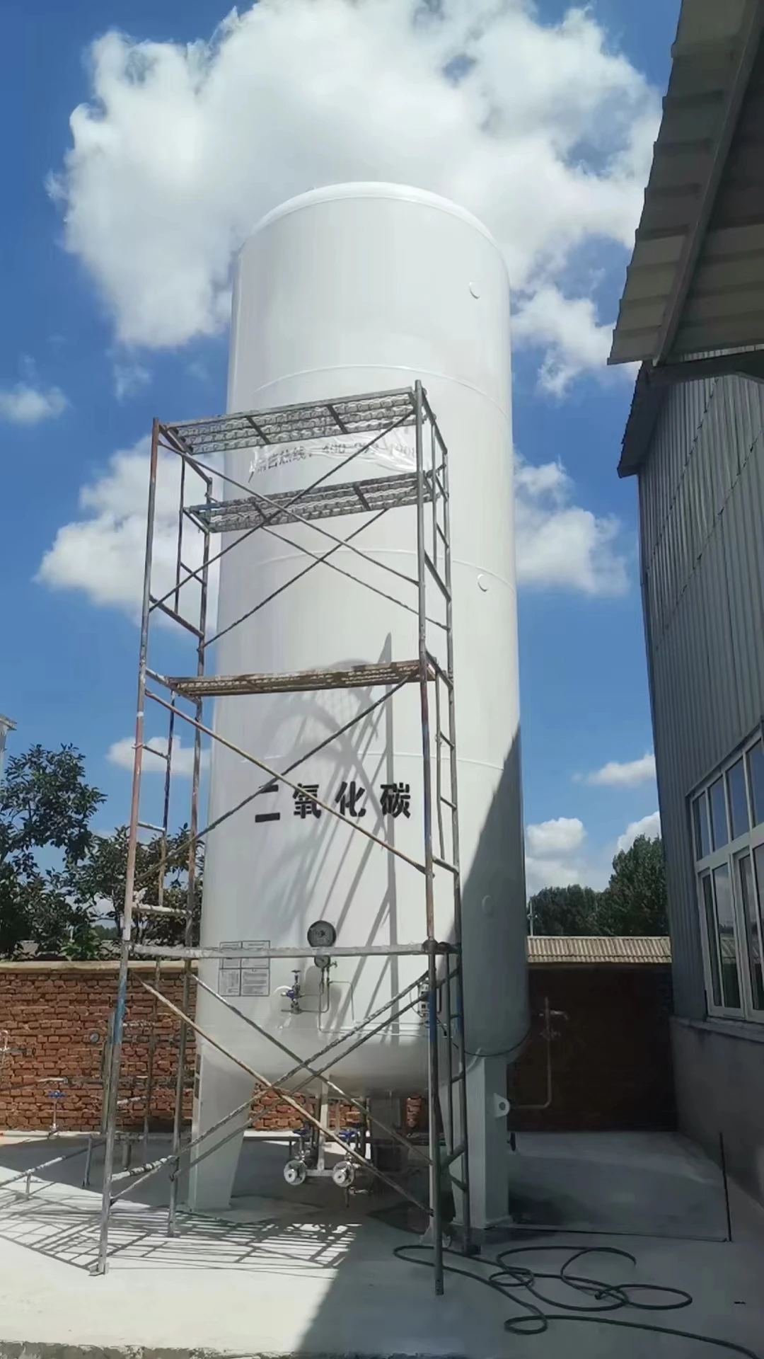 MT3000-HP High-Pressure Vertical Steel Vessel Liquid Argon Nitrogen LCO2 LNG Liquid Oxygen Cryogenic Storage Gas Cylinders