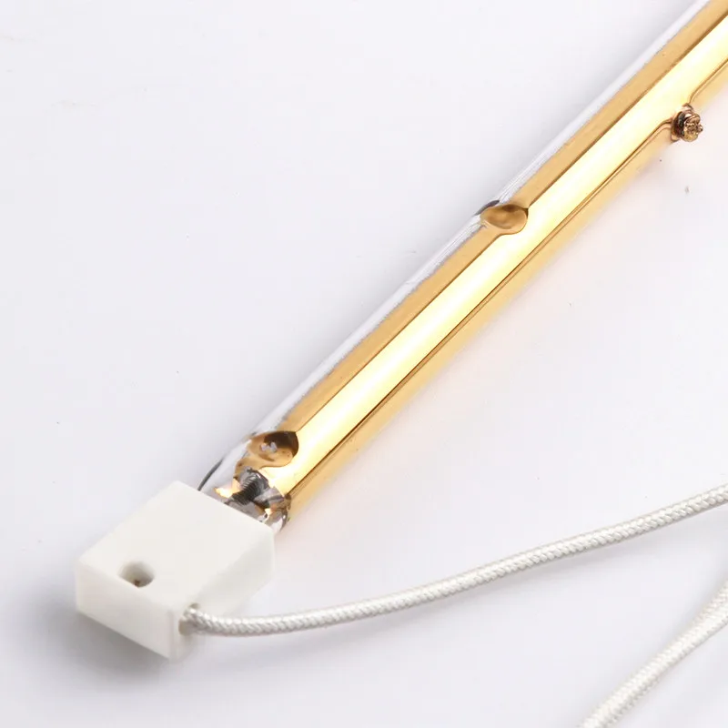 Золотая инфракрасная галогенная трубчатая нагревательная лампа индивидуального размера