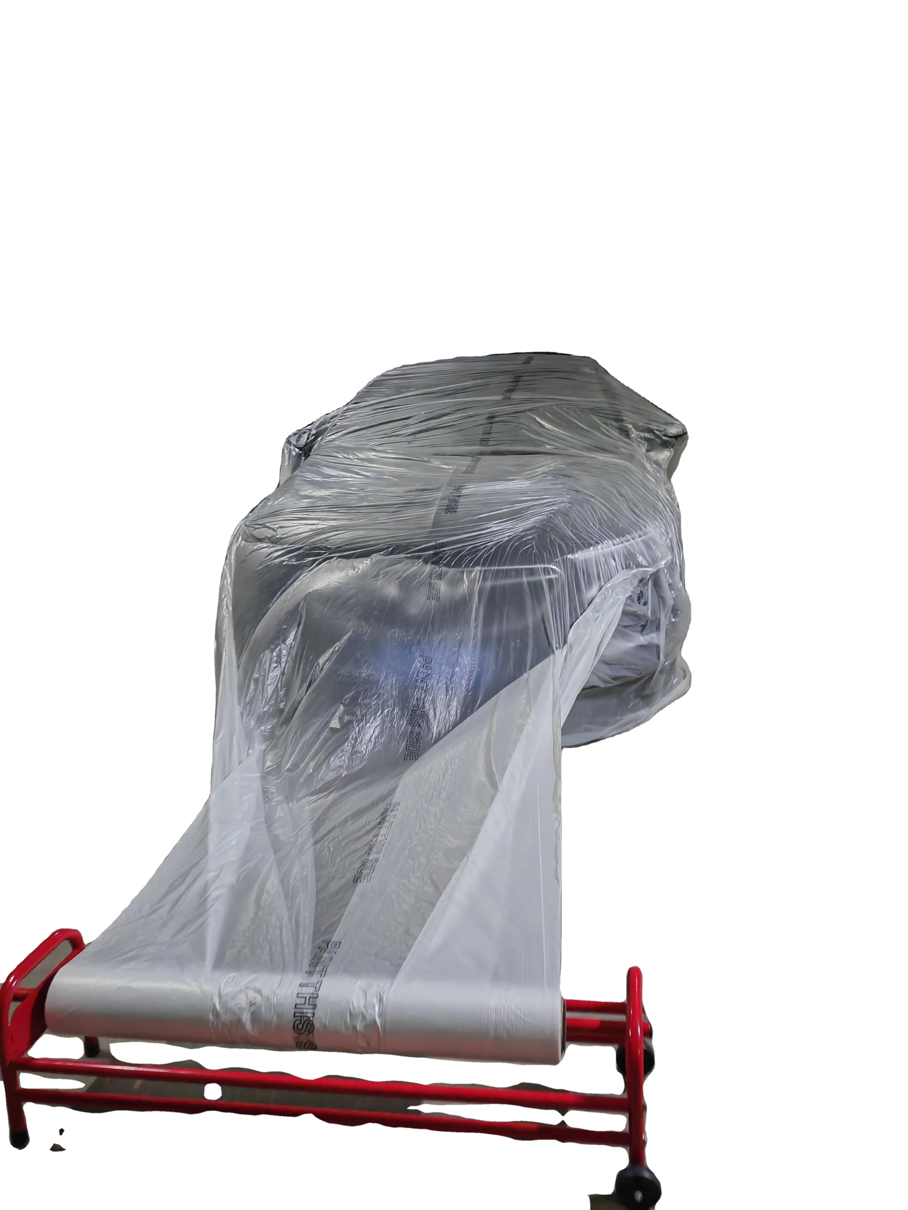 3-in-1 system auto paint pre-taped masking protective plastic film for masking large areas for car body repair
