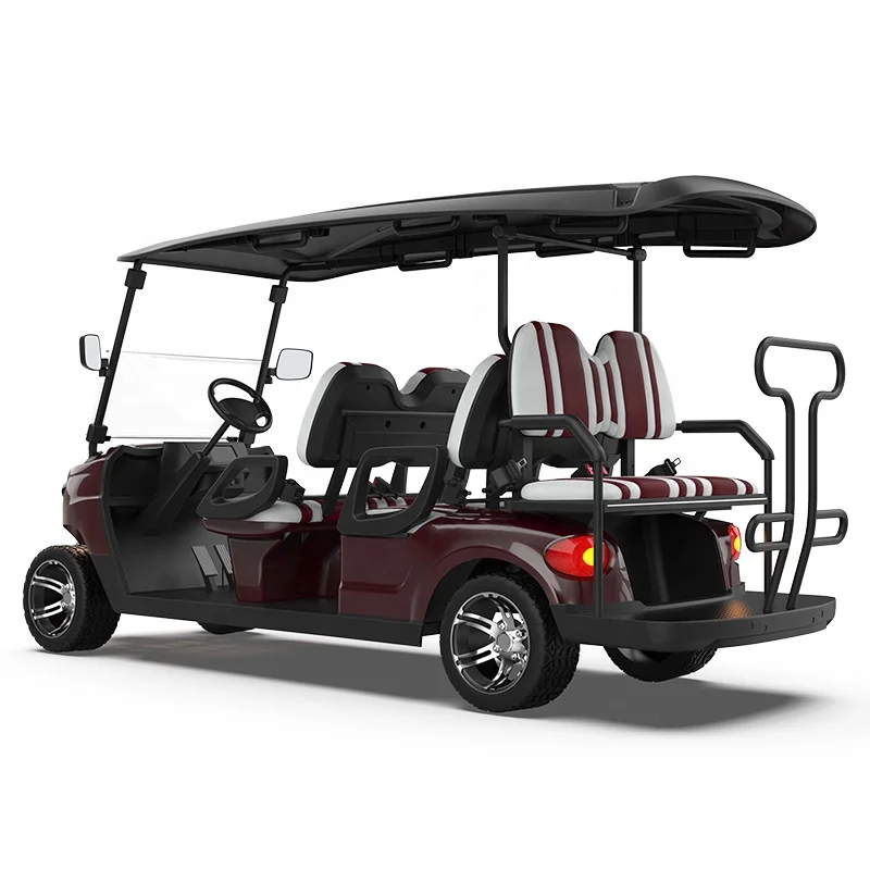 Electric Golf Buggy New Design 6 Seats Custom Street Legal  Electric Golf Cars For Sale Off Road Golf Cart