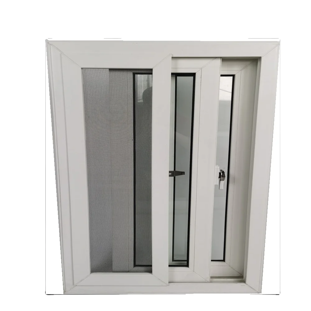 Sound proof Reflective roof replacement hurricane impact Safety glass Pull up 36 x 48 sliding window with security grill bars