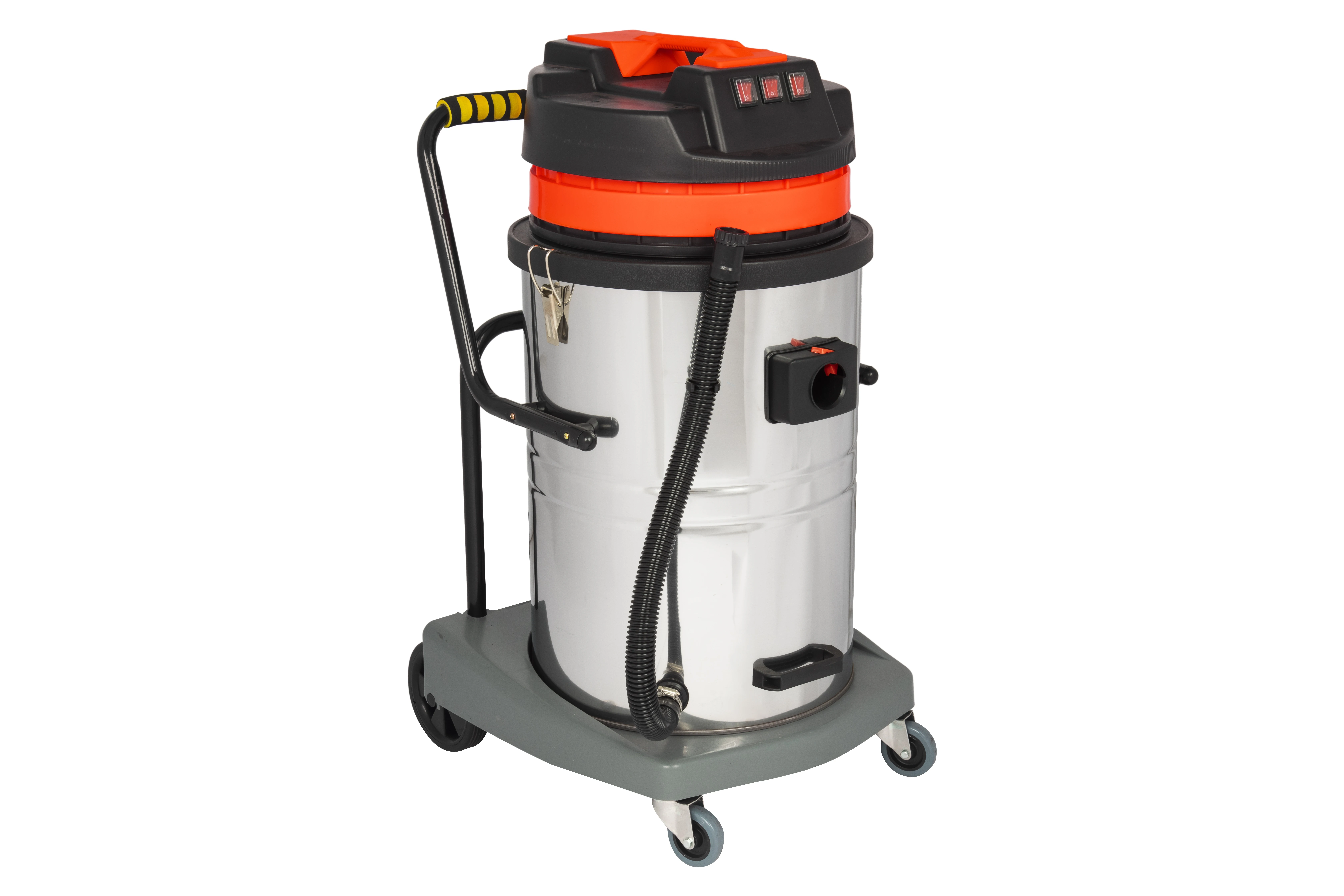 80L Wet and Dry 3 Double Stage Motor Vacuum Cleaner for home, office, hotels and car wash/car detailing, sofa and carpet vacuum