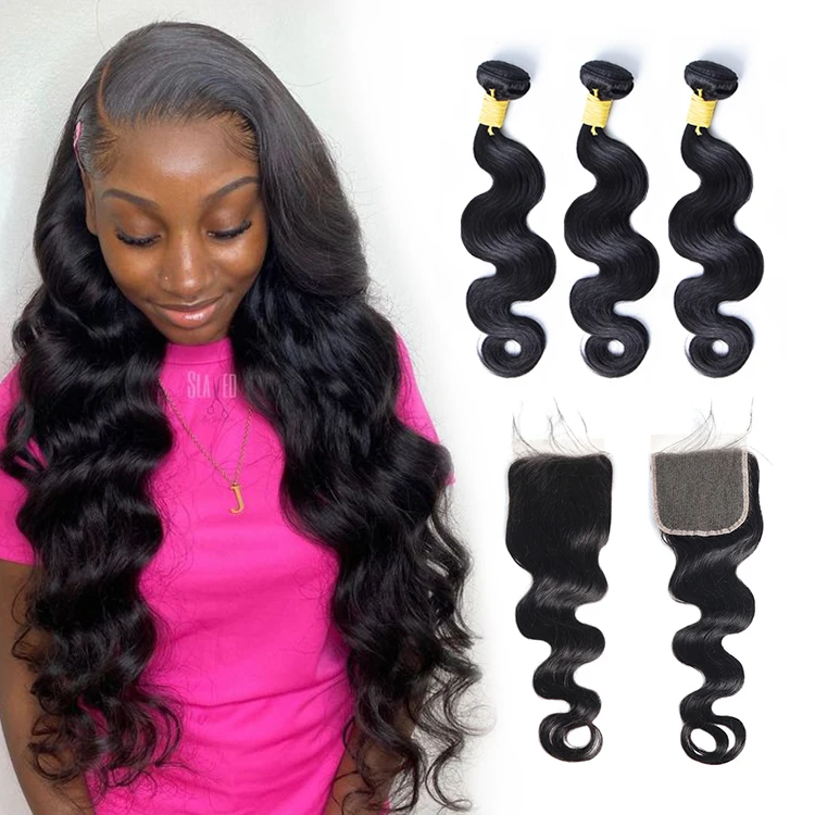 
human hair pack with closure,6x6 weaves closures and bundles,bone straight pack hair with closure bundle set 