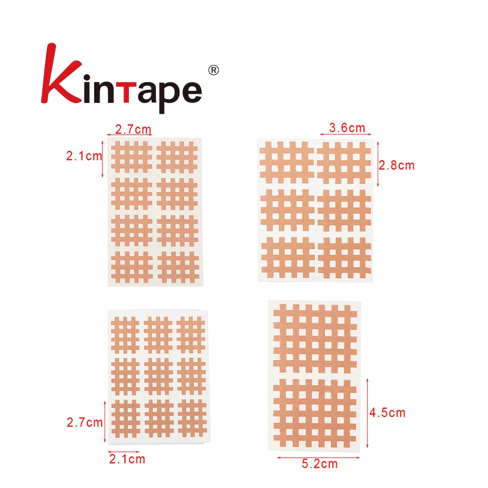 
OEM Custom Pre-cut Acupressure Acupuncture Cross Kinesiology Sports Muscle Tape For Face Feet Hand 