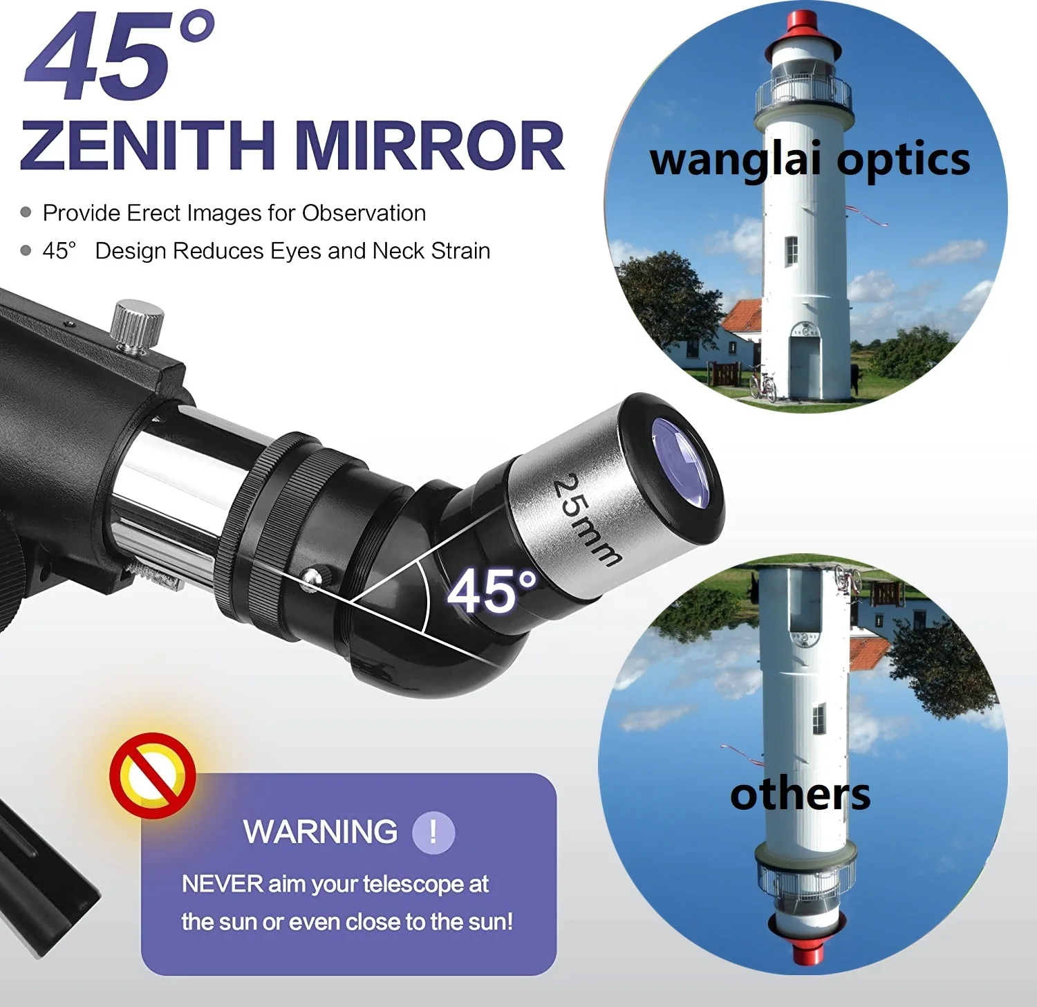 Telescope for Astronomy 400/70 FMC Glass Optical Refractor Telescopes With Adjustable Tripod Phone Adapter for Kids Adult Beginn