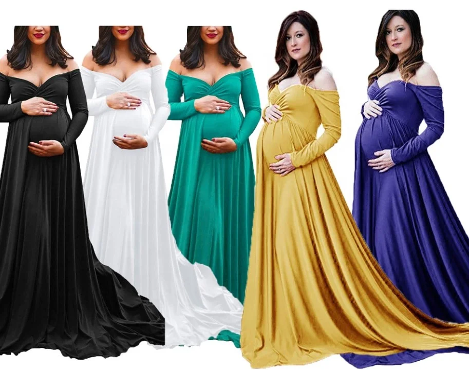 
New arrival Hot sale Maternity Clothing Gown Dresses For Photography Sexy Pregnancy Pregnant Maternity Photo Shoot Dresses Props 