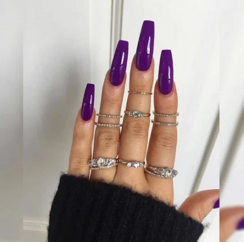 2022 New Arrival fake nails 24pcs False Press On Nails Artificial Fingernails With Packaging Box Nail art