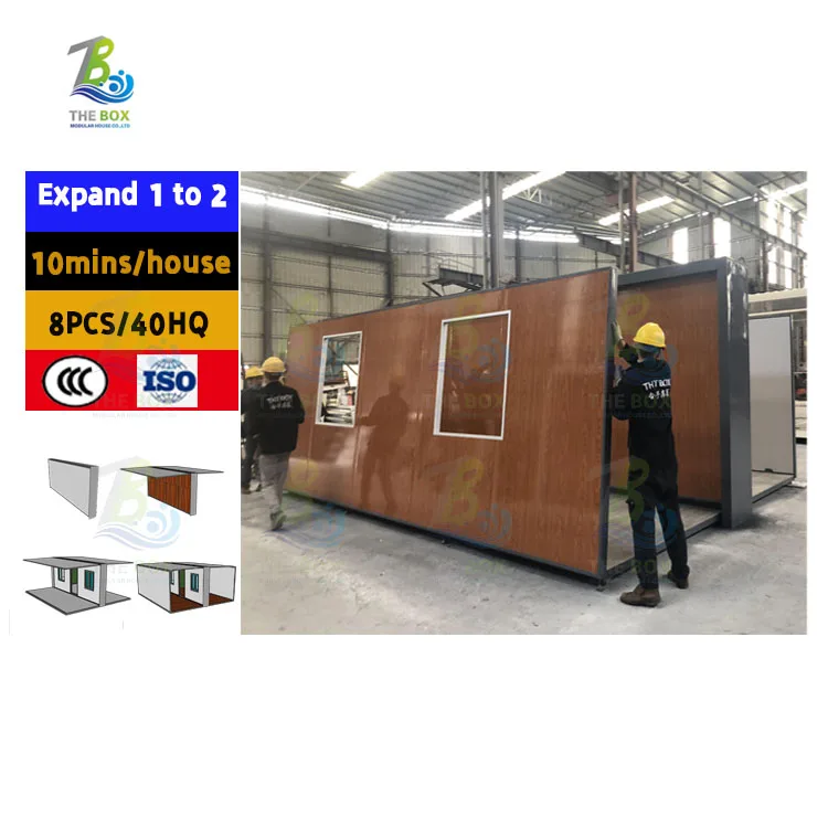 20ft 40ft Prefab Expandable Container Houses Prefabricated Foldable Expanding Container Homes Portable Tiny House 2 3 5 Bedroom