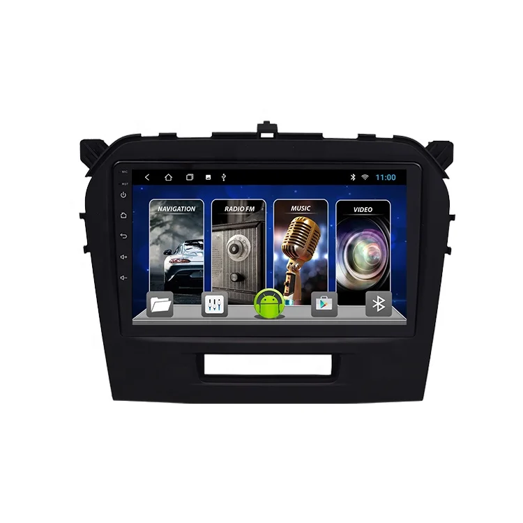 9-дюймовый портативный цифровой телевизор 2 Din Car Android плеер DVD GPS навигатор радио для Suzuki 2005 Grand Vitara
