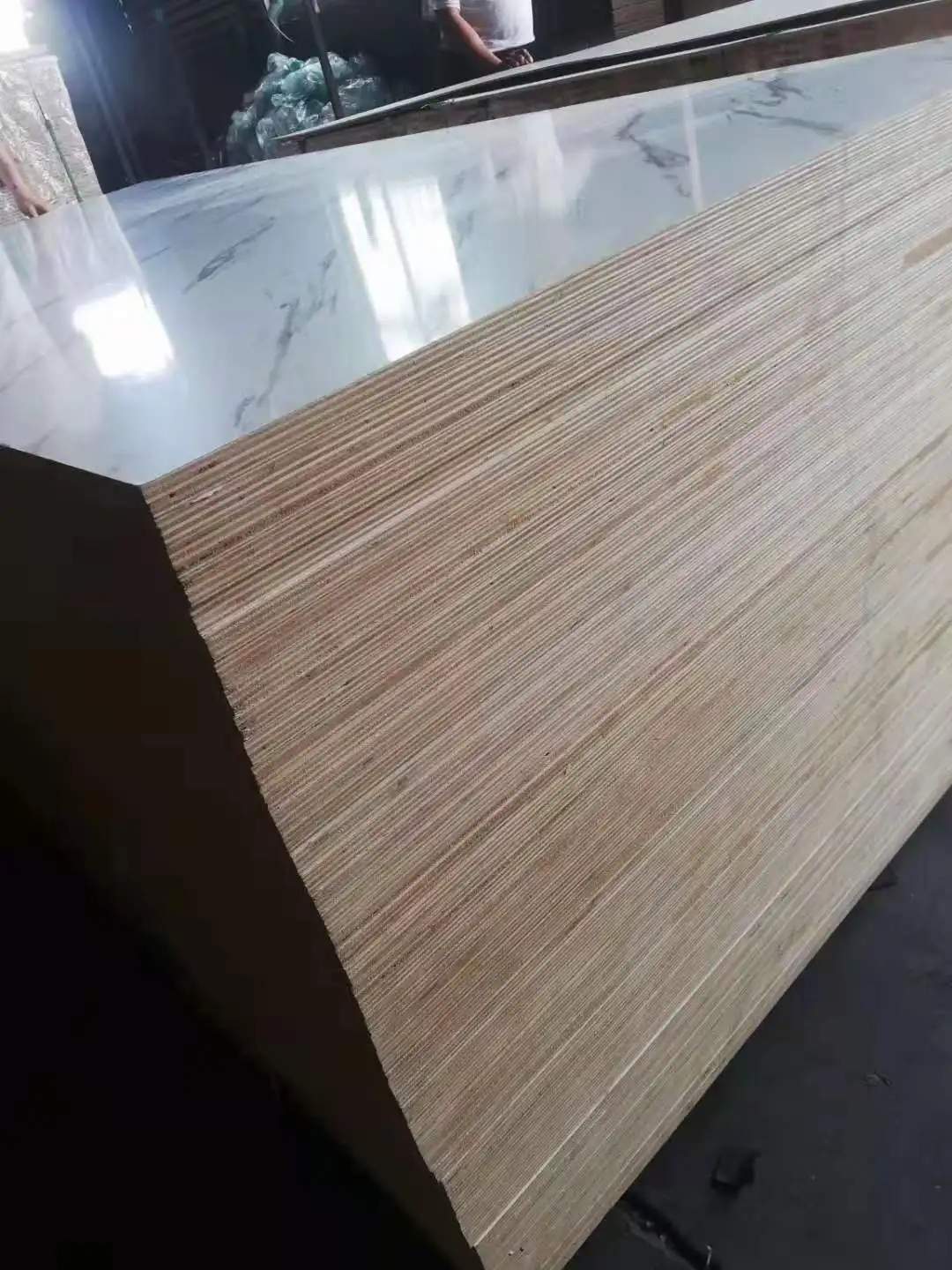 18mm melamine faced block board plywood and high gloss melamine plywood 18mm