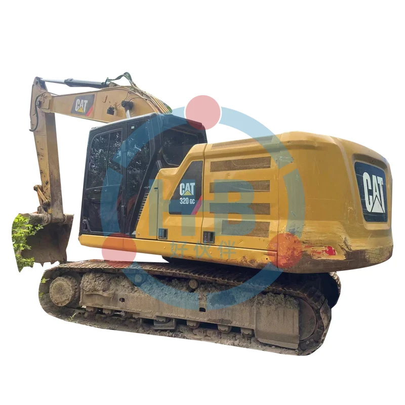2018 год 1200 часов Подержанные экскаваторы Caterpillar 320gc Cat 320 Gc экскаватор