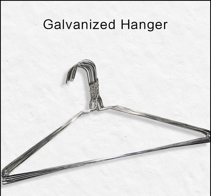 Galvanized Steel Wire Hanger Metal Hanger For Clothes