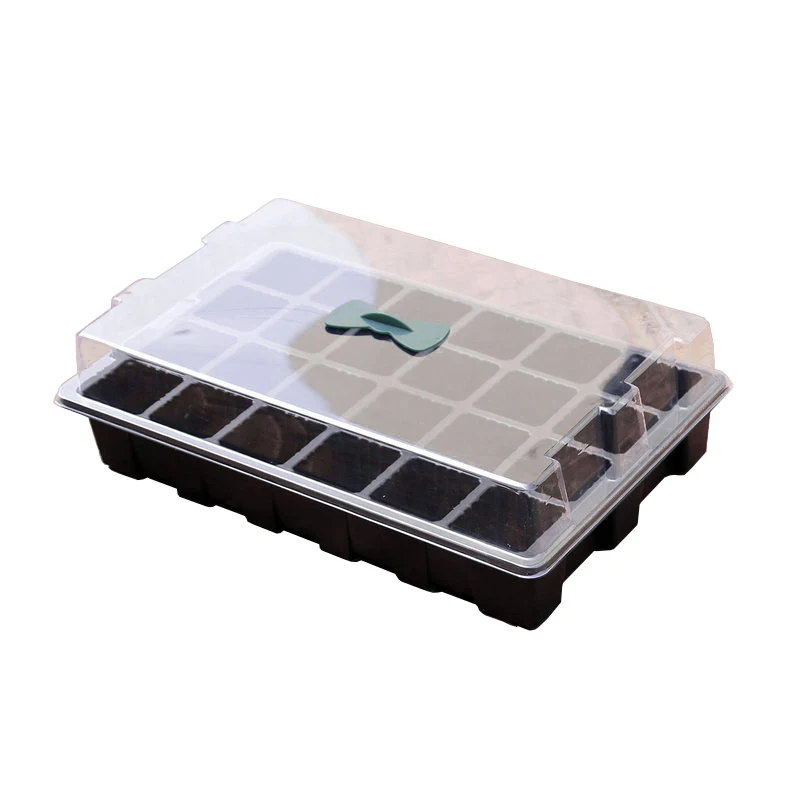 
Wholesale 24 Cells Plastic Nursery Pots Plant Seed Tray Nursery Seedling Starter Tray Germination Tray 