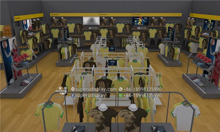 Lady Clothing Shopping Mall Display Furniture Chain Store Shop Fitting Display Equipments Fixture in Shopping Mall