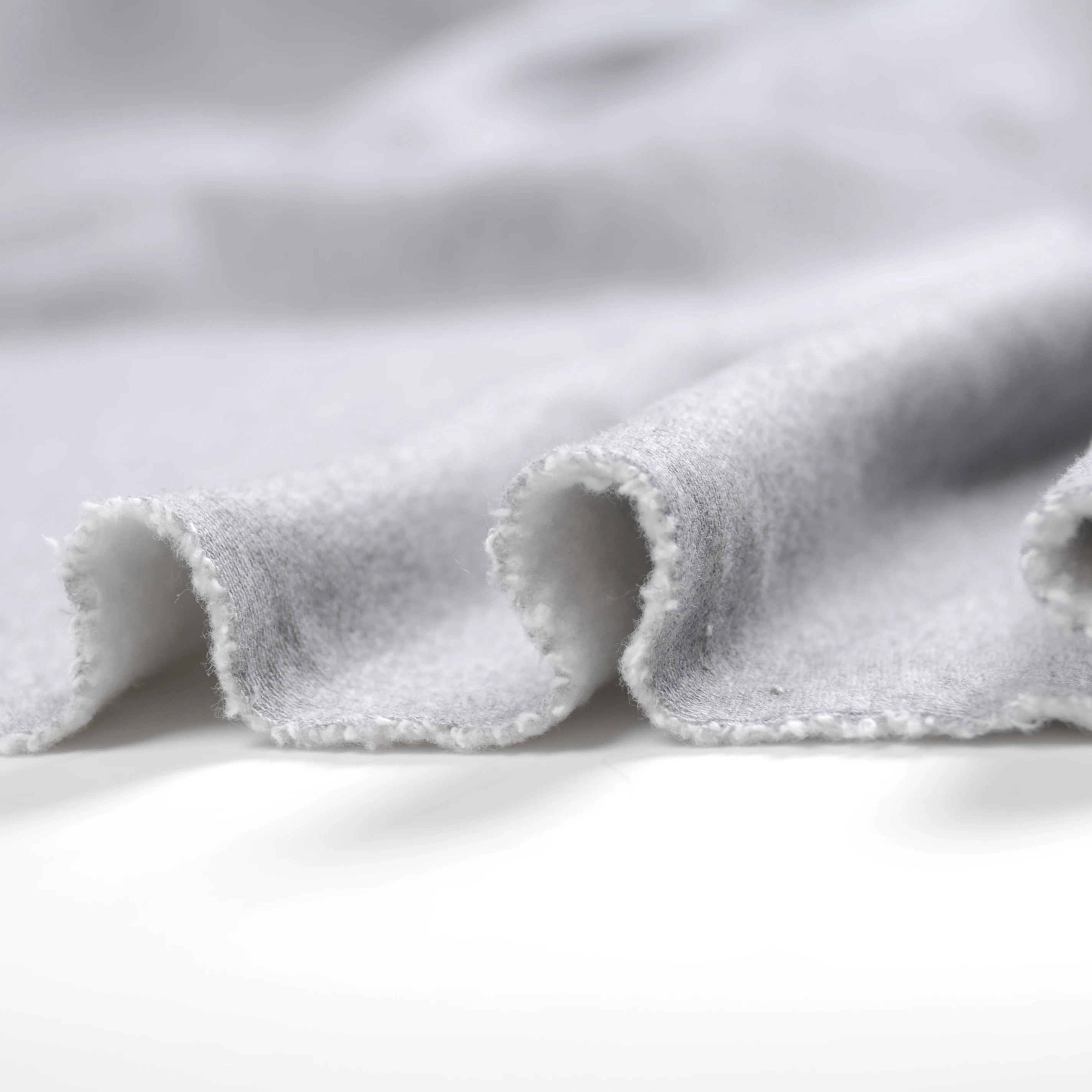 2024 New Arrival CVC 80/20 French Terry Fleece with Back Brushed P/D Fabric for Garment/Sweater