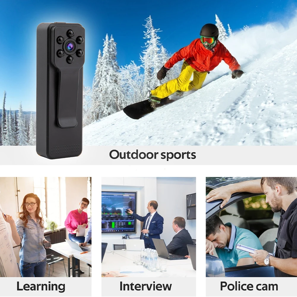 K11 mini body worn camera 1080P Portable Camara Wide Angle Video Recorder Body Camera Loop Recording Motorcycle Bike Motion Cam