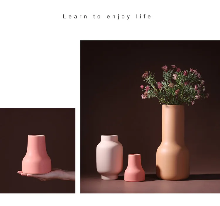 Wholesale products nordic ceramic vase home designs custom ceramic vase for modern home decor