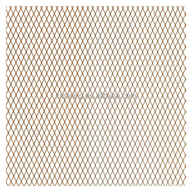 0.1mm 99.95% pure copper foil mesh ultra-thin lightning protection role expanded copper metal mesh