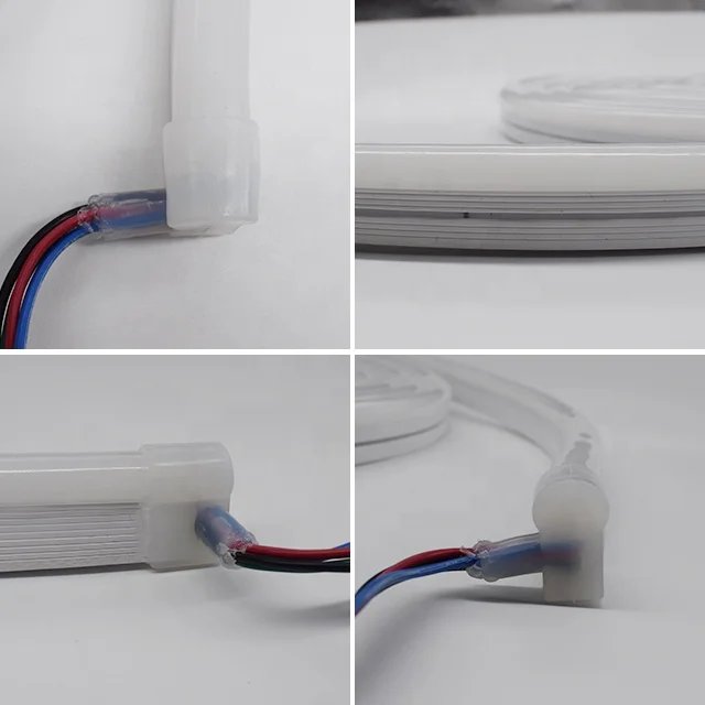 Неоновая цифровая неоновая лента 5050 6*12 мм, постоянный ток 12 В для украшения помещений и улицы, Адресуемая неоновая лента