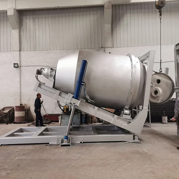 aluminum rotary melting furnace rotary furnace zinc