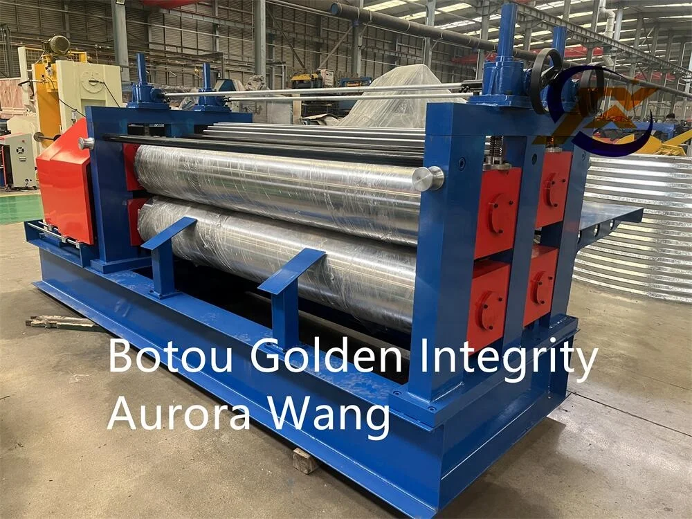 JCX  2 meters length 0.11 to 0.55 mm thick barrel/horizontal type aluminum corrugated roof sheet making machine