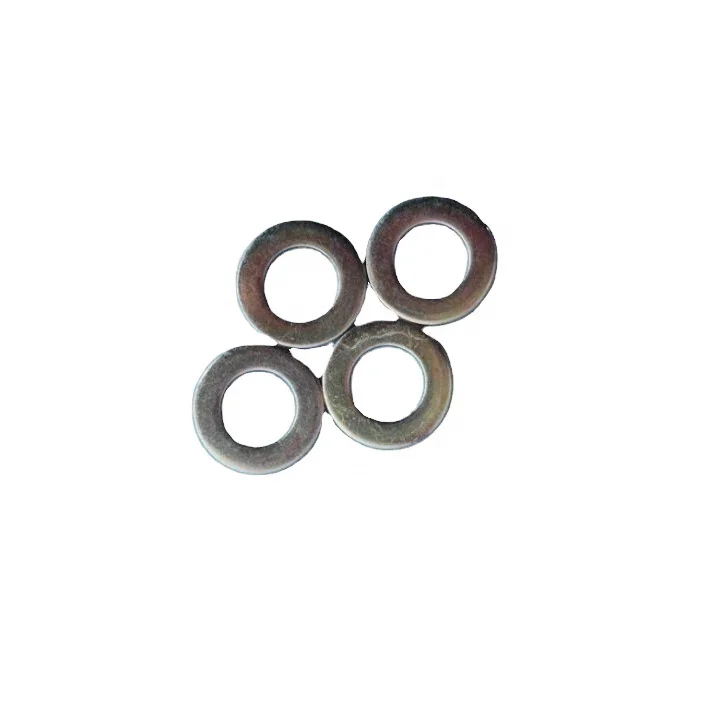 Высококачественные плоские шайбы из мягкой стали DIN125 с цинковым покрытием, низкая цена, сделано в Китае