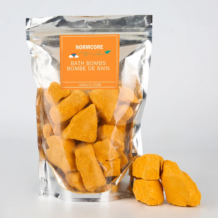  Hot Selling OEM Wholesale Private Label Vegan Natural Organic Bubble Fizzies With Epsom Salt Colorful Fizzy Bath