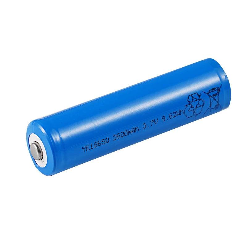 High Quality 3.7v 18650 lithium rechargeable battery 2600mah pointed battery 3.7v 18650 batteries