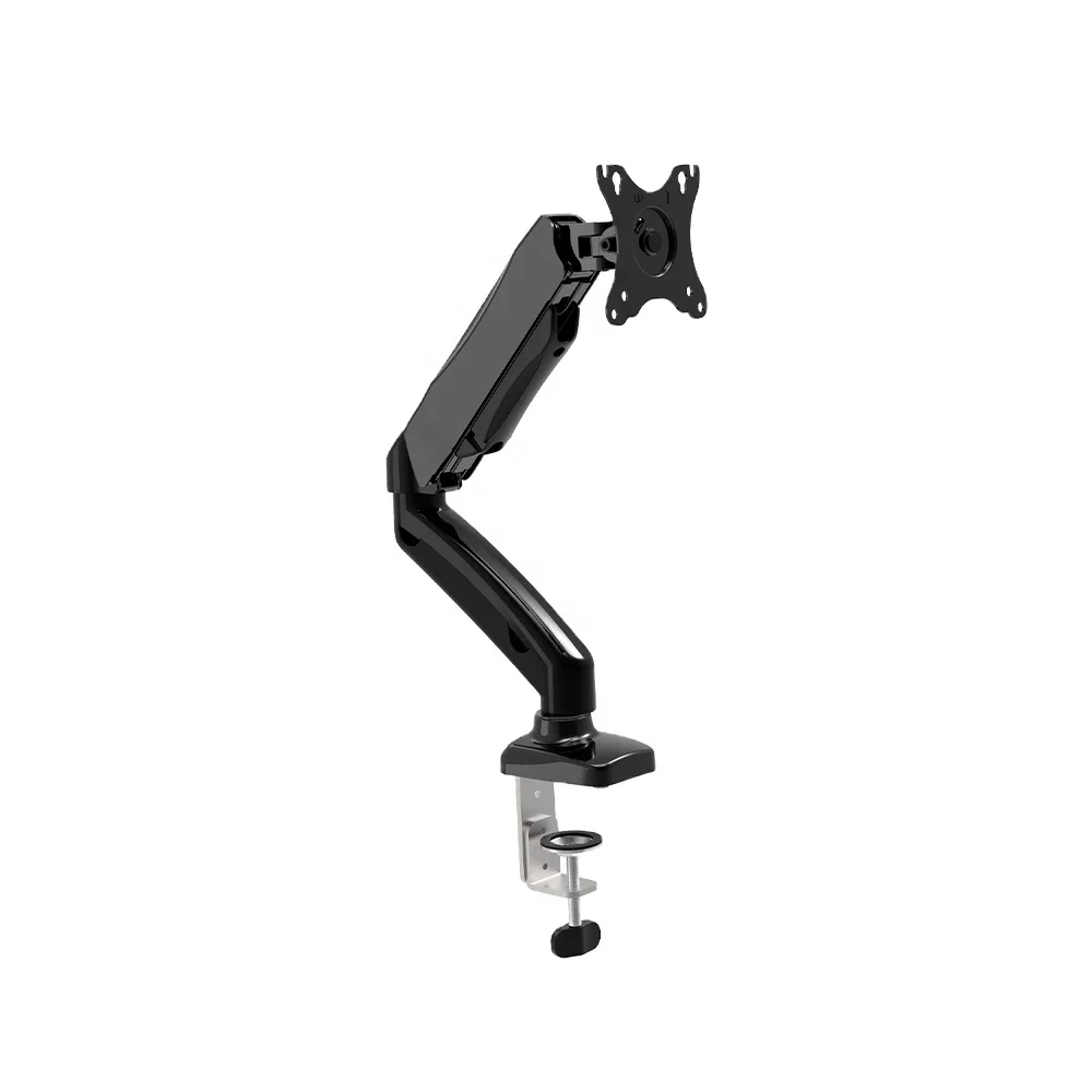 Adjustable Single Gas Spring Monitor Arm  Desk Mount Stand Swivel Computer Screen