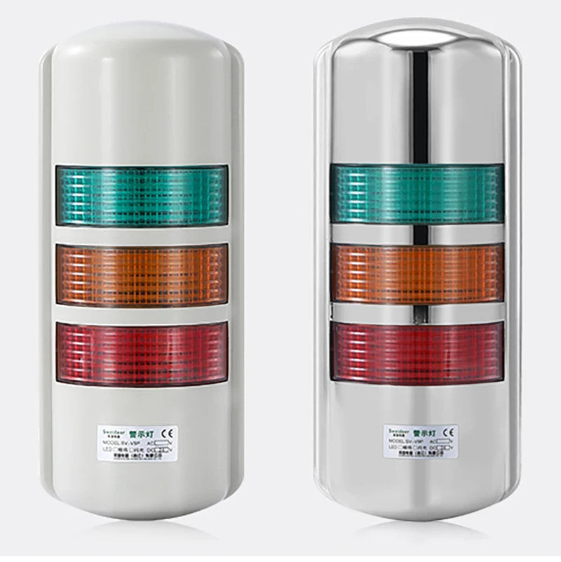 Лидер продаж настенный светодиодный индикатор 24 В 220 устойчивый мигающий зуммер предупреждающий сигнал для механического оборудования