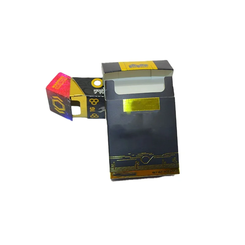 Custom Printed 300gsm Paperboard Cardboard Cigarette Box Packaging Case Disposable Paper Box For Cigarette