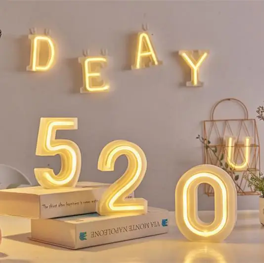 GIGO wedding party room hotel decoration lighting for wall mounted lamps 12v led neon sign