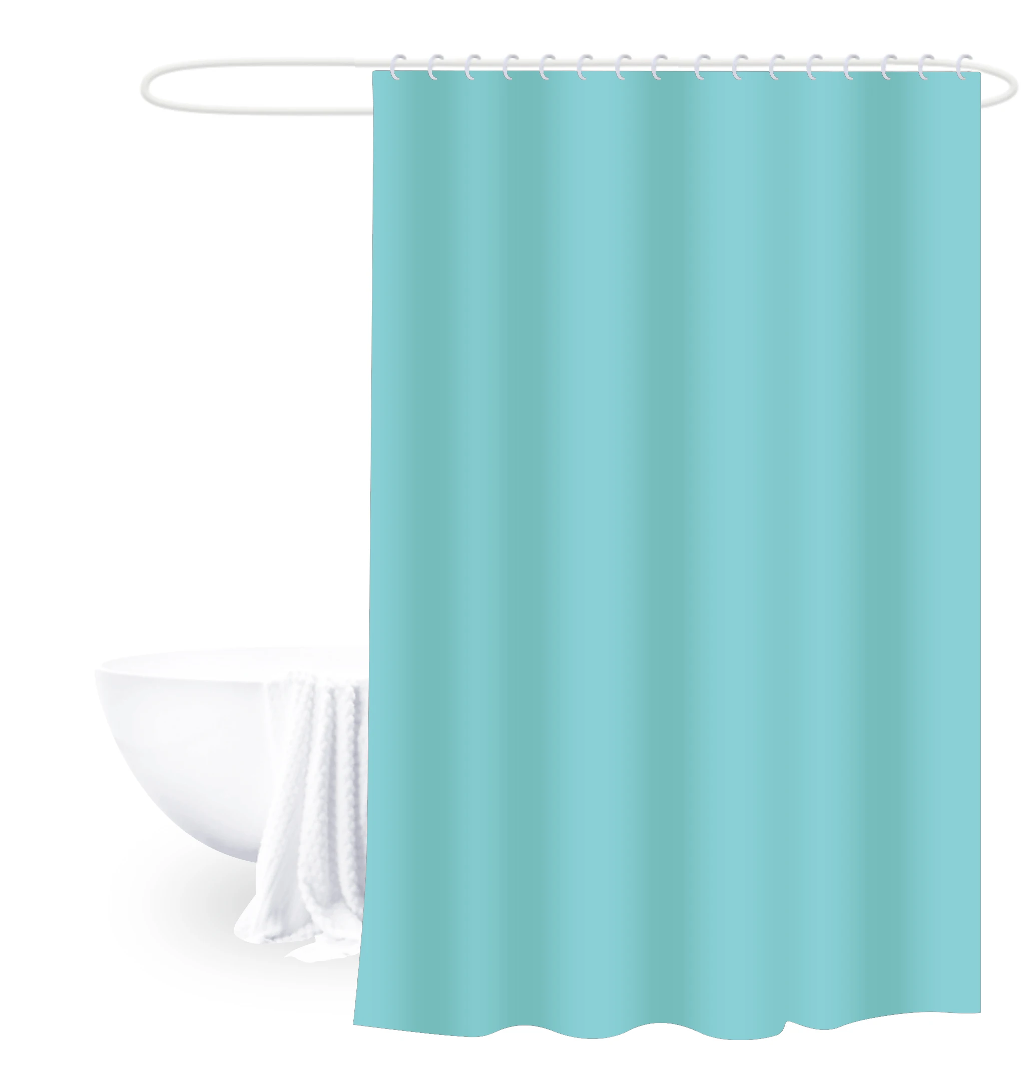 Невысокая Водонепроницаемая занавеска для душа, 180*180 см