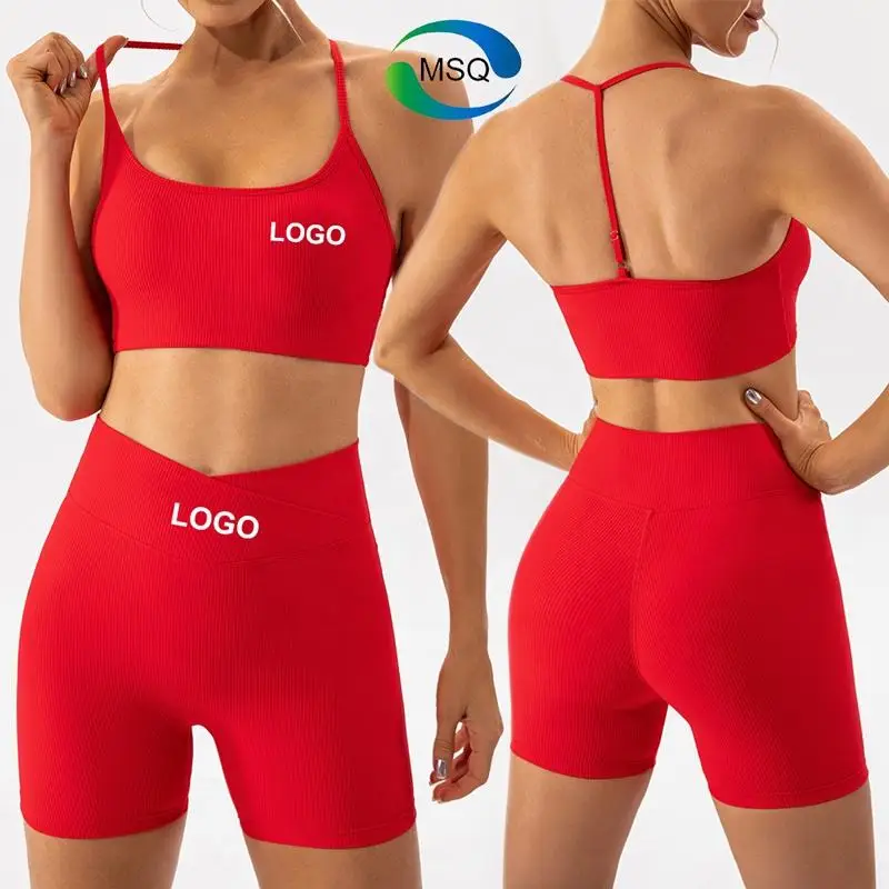Wholesale 5 Piece Women Sets Seamless Gym Sports Clothes Fitness Yoga Sets