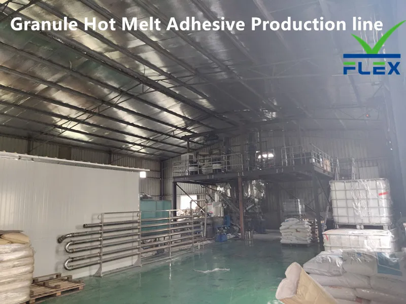 10000 liters continuous stirred tank reactor mixer with agitator for Granular hot melt adhesive machine line