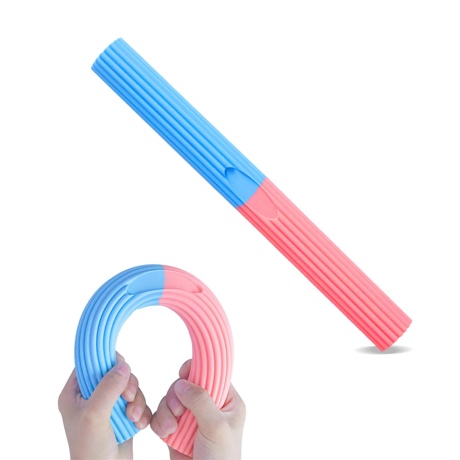 Best-selling Rehabilitation Equipment Resistance Bar Forearm Strengthener Flexible Silicone Twist Bar Elbow bar