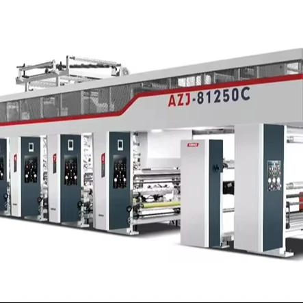 Rotogravure Paper Printing Machine Plastic Film Rotogravure Printing Machine