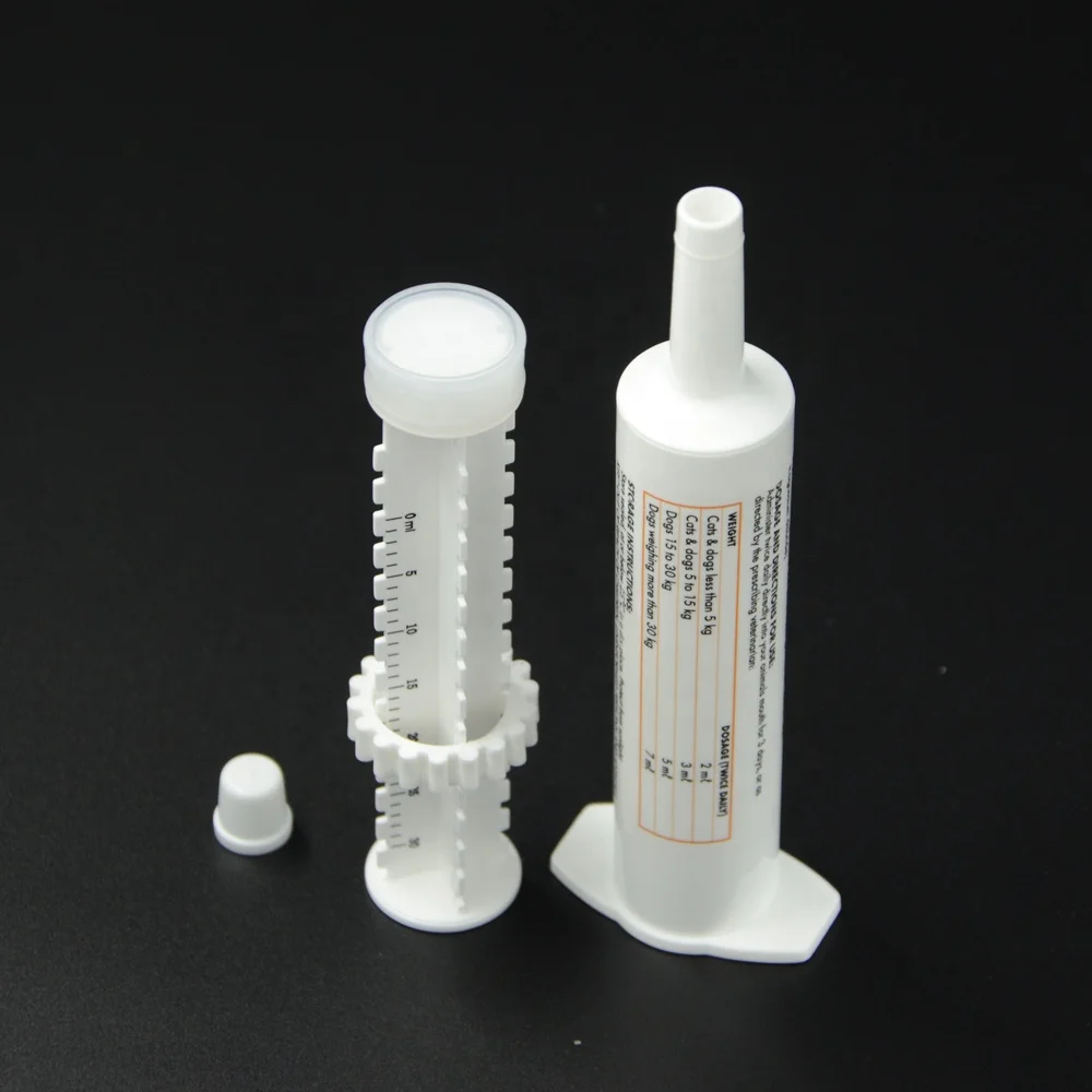 Сертифицированный пустой одноразовый гелевый шприц для инъекций, 30 мл, пластиковый шприц для кормления кошек, собак, домашних животных, 30 мл для использования в животных