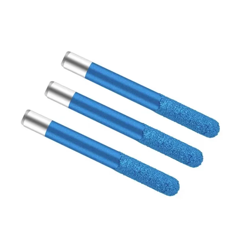 CNC Diamond Router Bit Taper Ball Nose Brazing Stone Engraving Bits For Granite Carving