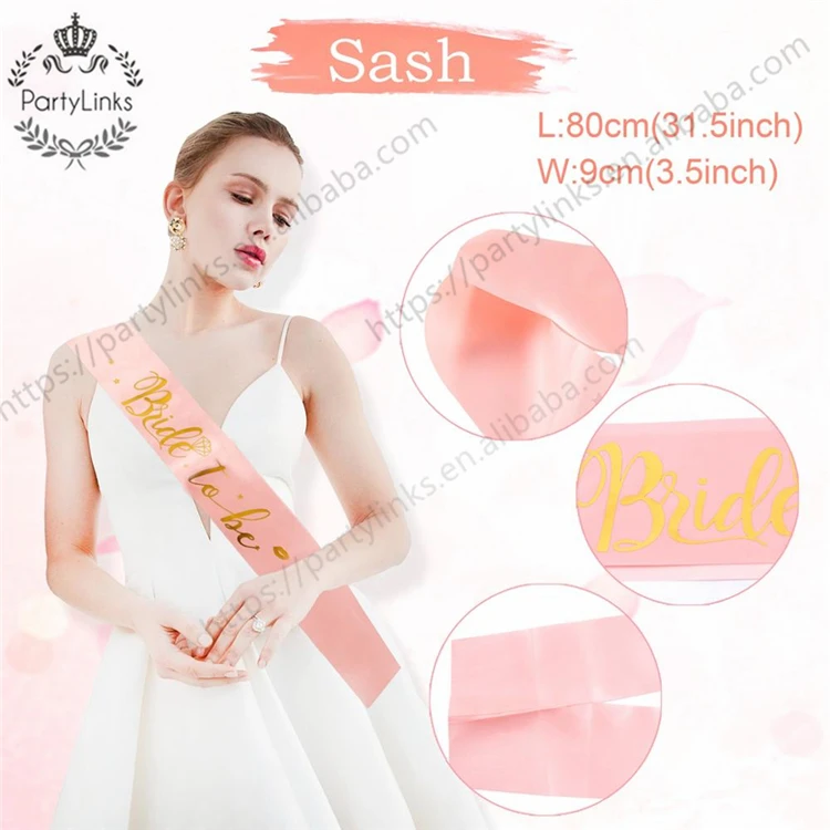  Надувной шар Bride to Be Sash украшение для вечеринки невесты девичника девочки Свадебный