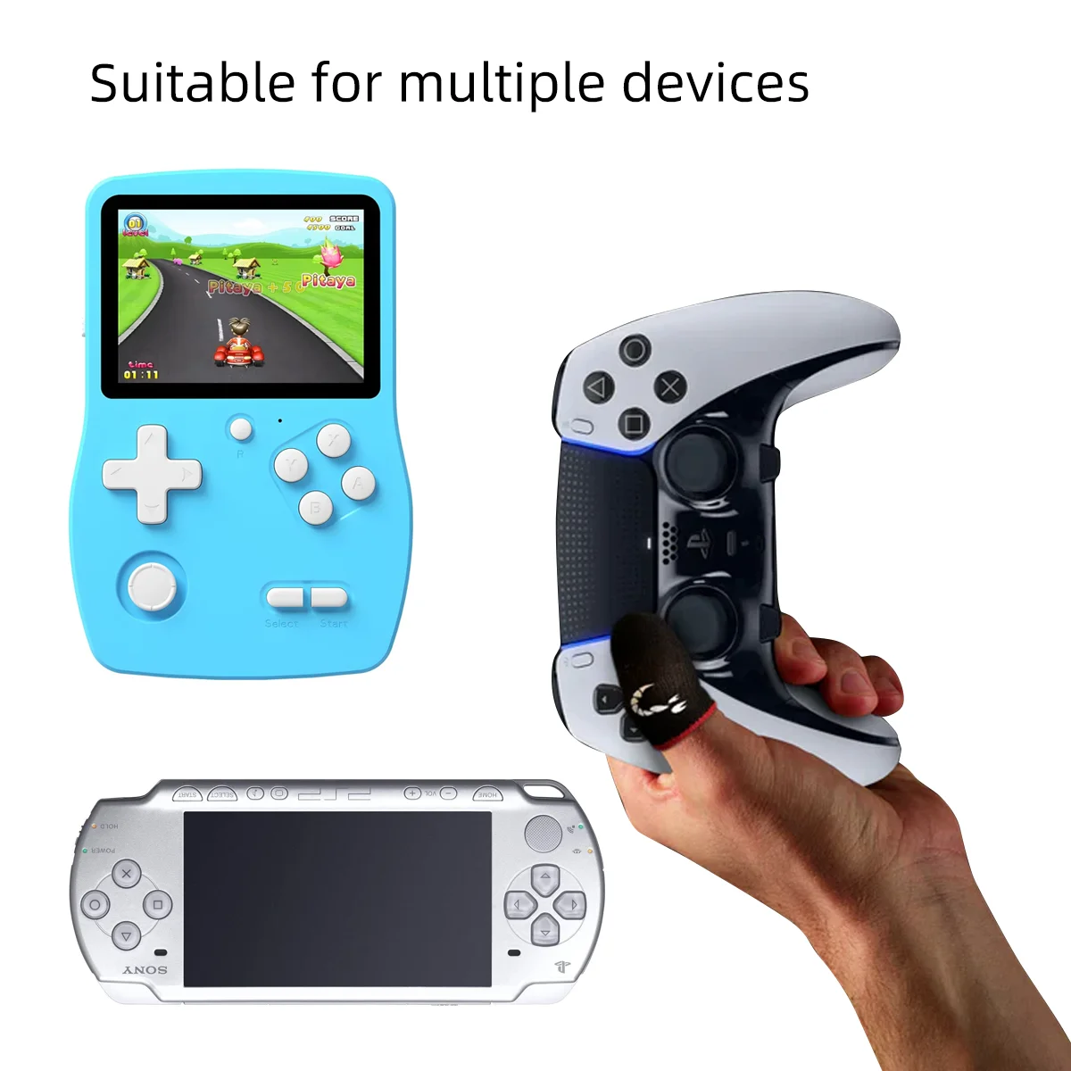 silicon stick game finger sleeve anti-slip JOYSTICK | for PSP PS4 PS5 Xbox One and Xbox Series X Controller