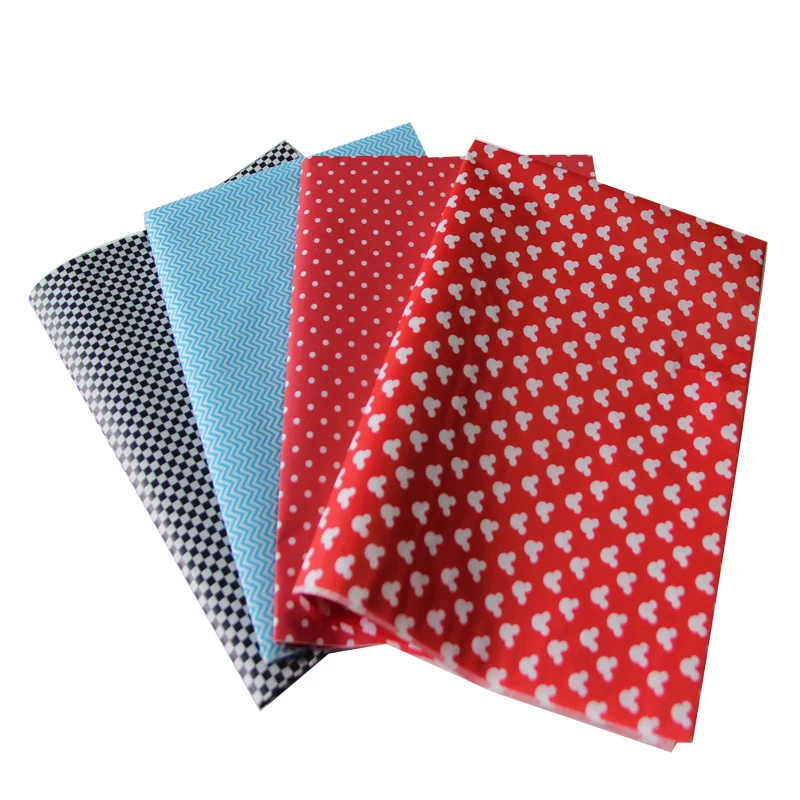 Пользовательский логотип печать розовая Золотая Серебряная фольга штамповка ткани оберточная бумага для одежды