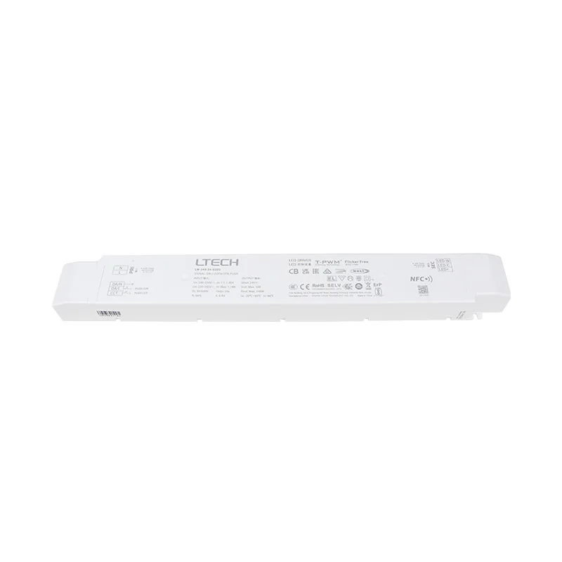 LTECH Flick Free led driver LM-240-24-G2D2 240W 24V NFC PWM CV DALI Dimmable LED driver