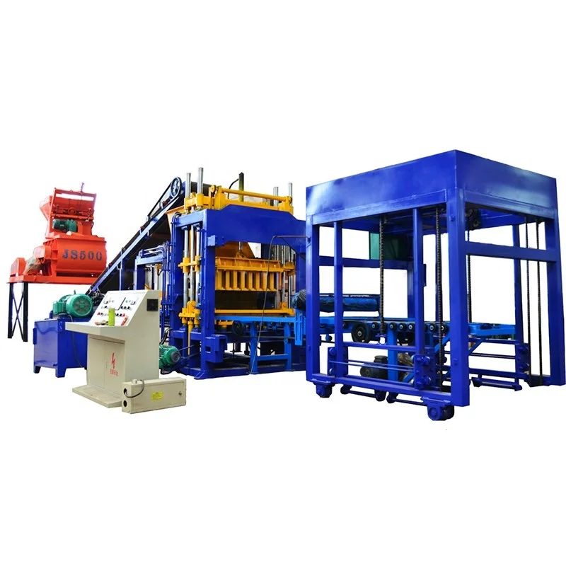 Hot sale automatic operation QT 5-15 china brick making machine cement block making machine
