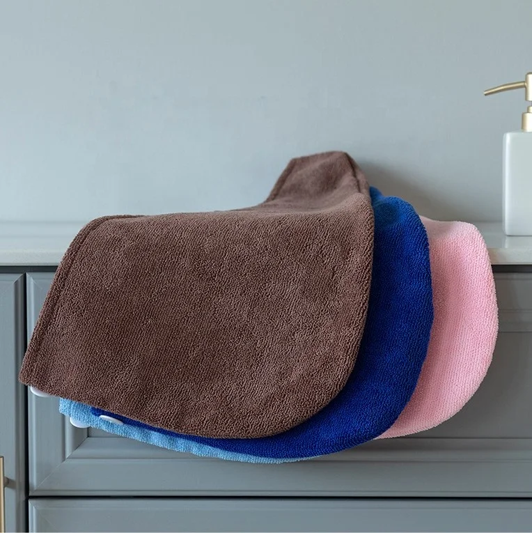 Microfiber Hair Towel Wrap Super Absorbent Quick Dry Hair Turban for Drying Curly Long Thick Hair women