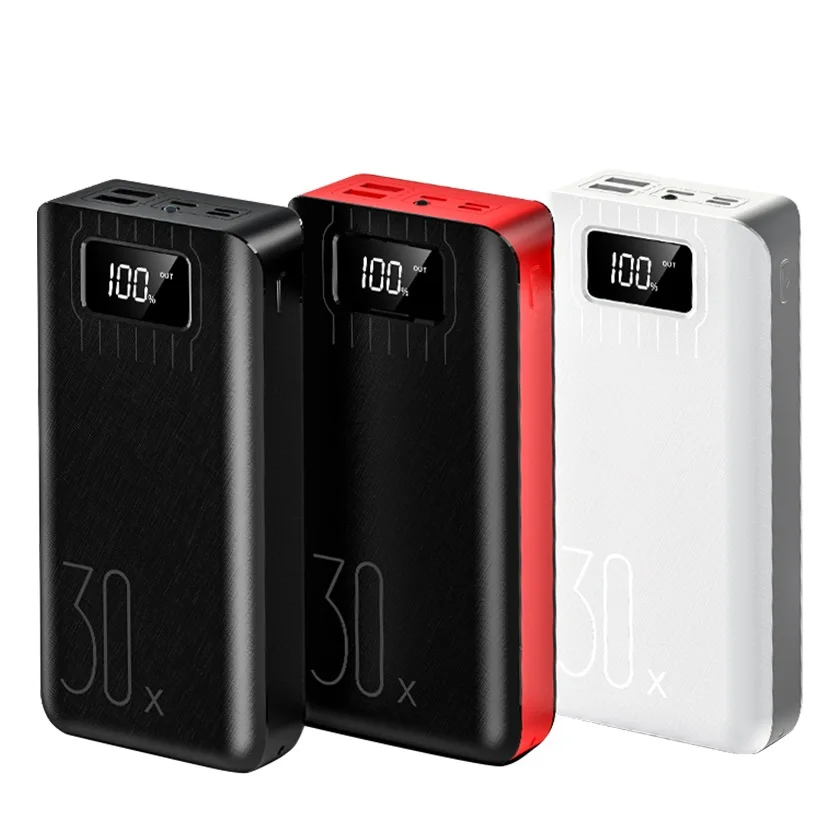 
2019 New Power Bank 30000mah For Xiaomi Mi 2 Usb Power Bank Portable Charger External Battery Powerbank For Iphone 7 6 5 4 X 8 